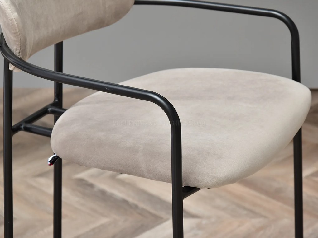 Scaun Viola (bej + negru). Promo -12%. 1110751
