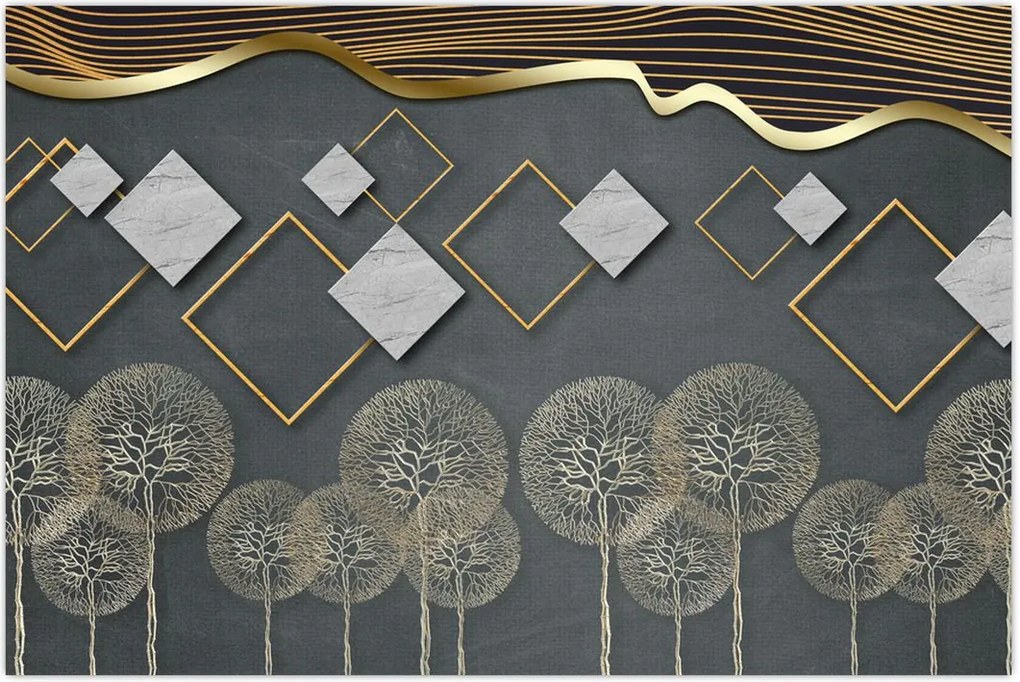 Tablou cu abstracție (90x60 cm)