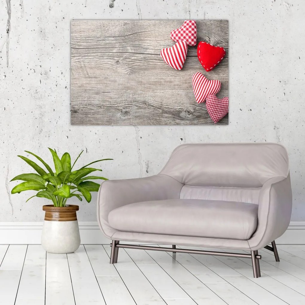 Tablou - Inimioare (90x60 cm)