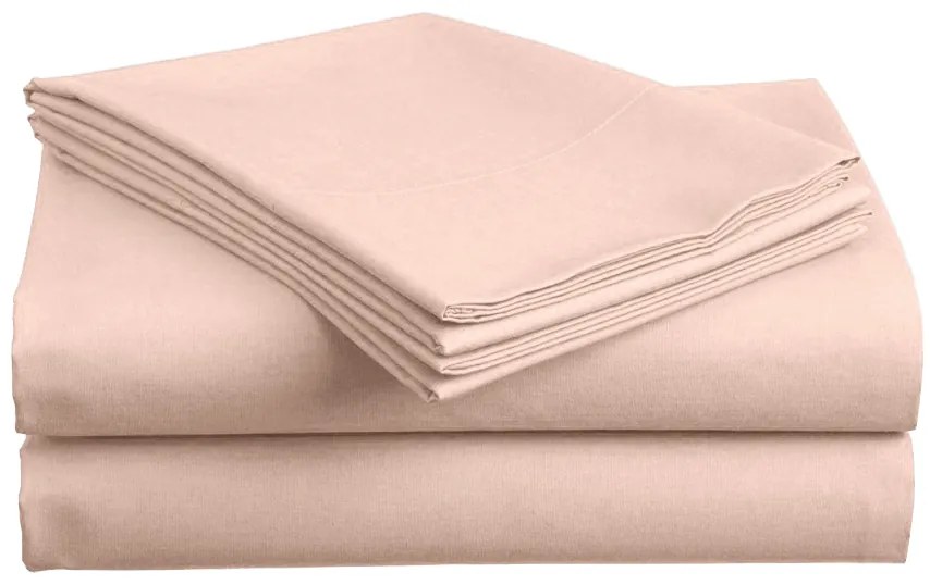 Cearsaf de bumbac LUX somon 140x240 cm