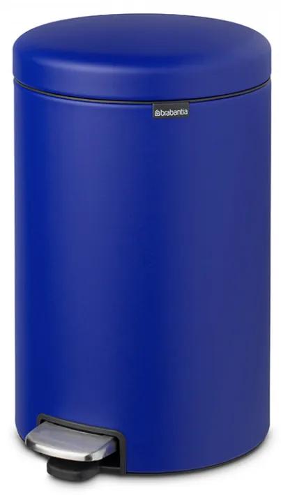 Coș de gunoi cu pedală Brabantia NewIcon 20L, Mineral Powerful Blue 1005538