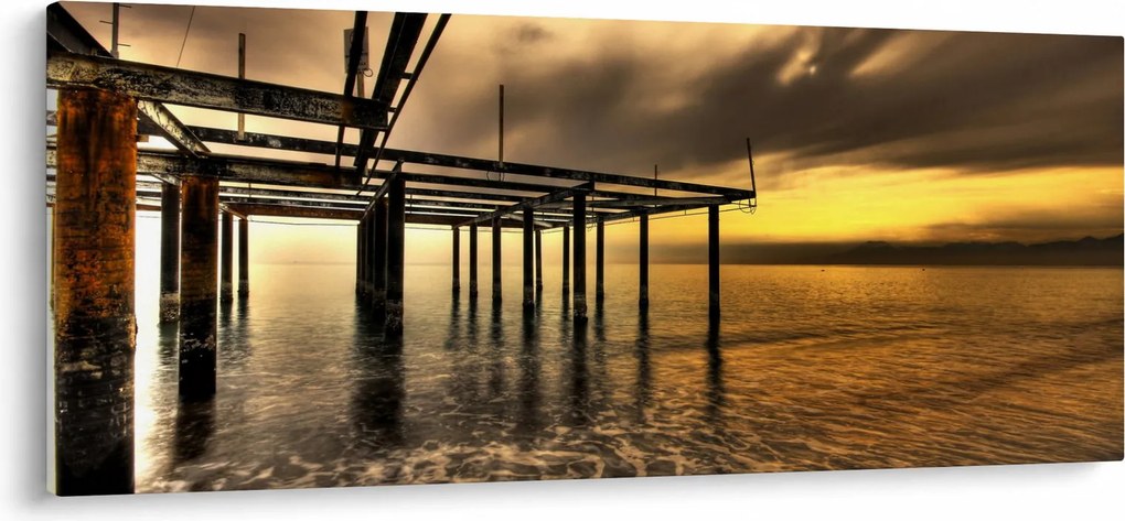 Tablou - Arhitectura la mal (120x50 cm)
