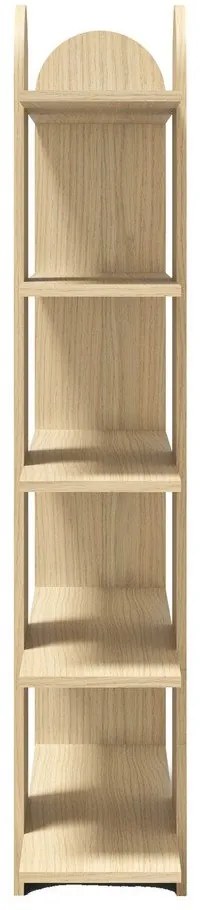 Bibliotecă cu aspect de lemn de stejar 112x175 cm Venice - TemaHome