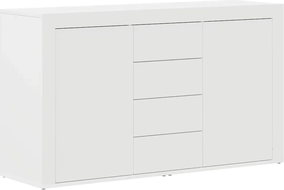 vidaXL Bufet cu sertar Alb 120 x 36 x 69 cm Lemn compozit