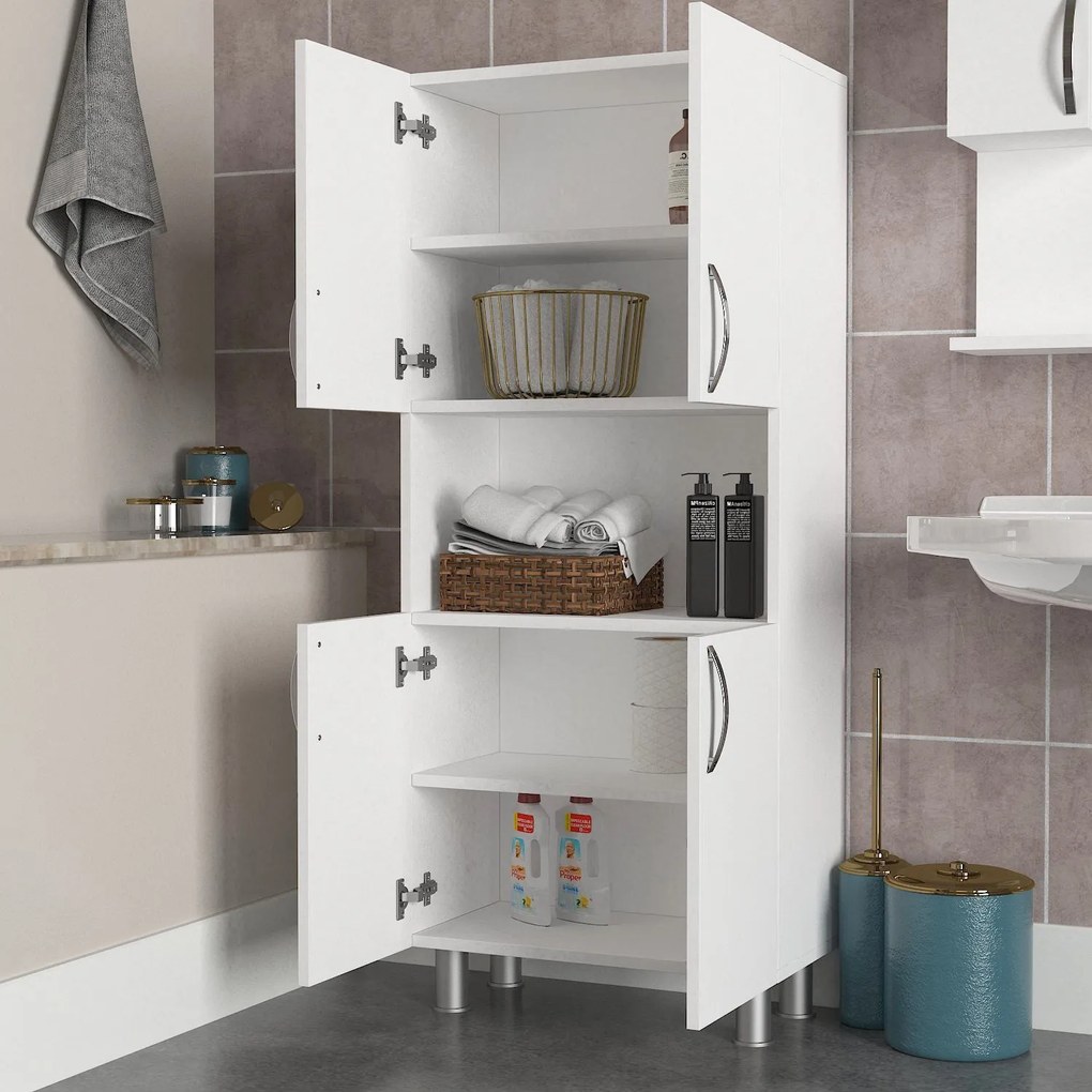 Cabinet de baie William - White