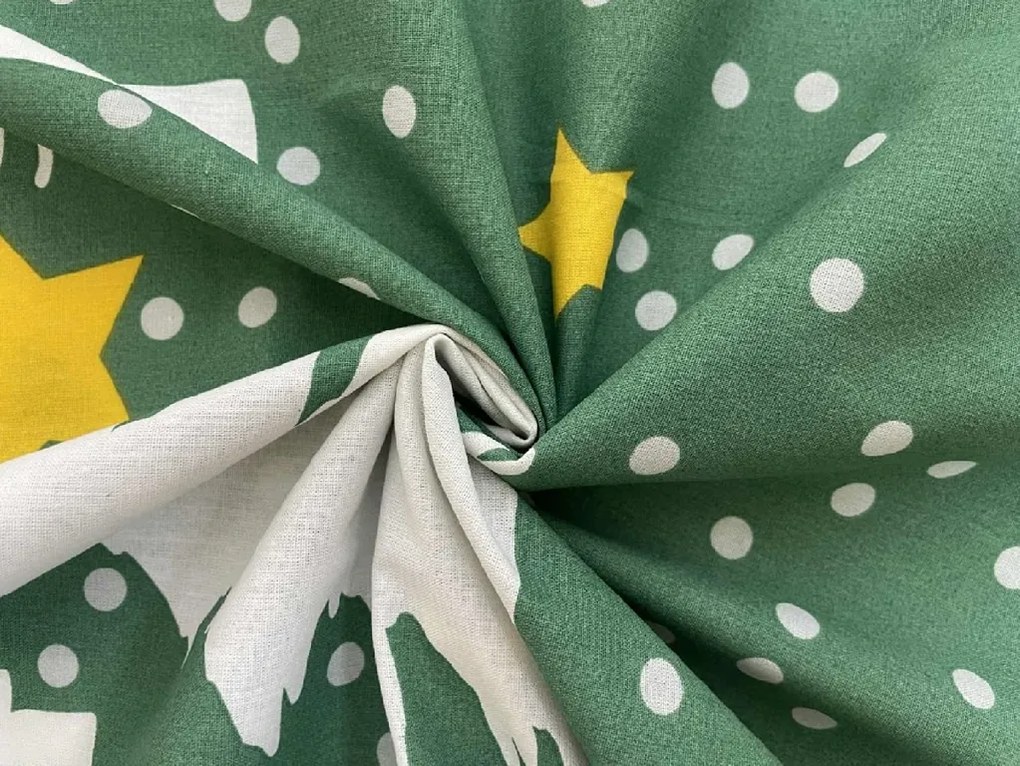 Lenjerie de pat din bumbac EVERGREEN DREAMS verde Dimensiune lenjerie de pat: 70 x 90 cm | 140 x 200 cm