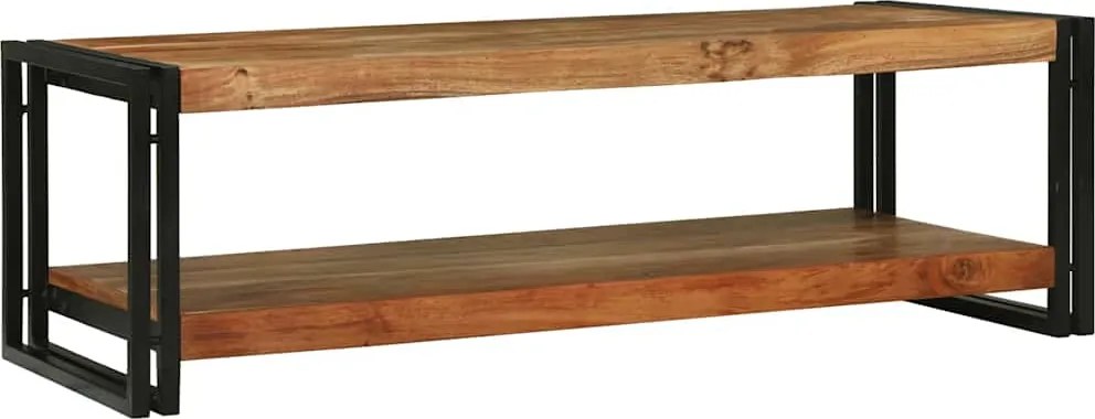 vidaXL Masă de cafea Maro 120 x 50 x 38 cm Lemn Solid de Acacia