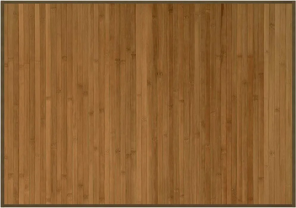 vidaXL Covor dreptunghiular, maro, 70x100 cm, bambus