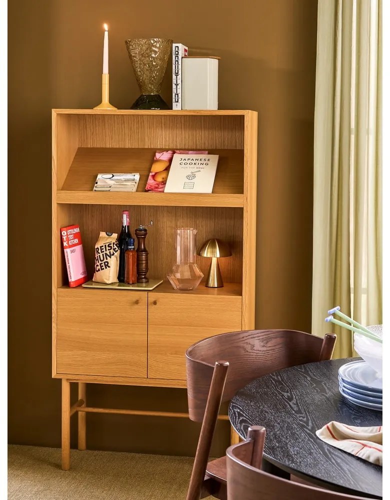 Masă de dining neagră rotundă ø 140 cm Fjord – Hübsch