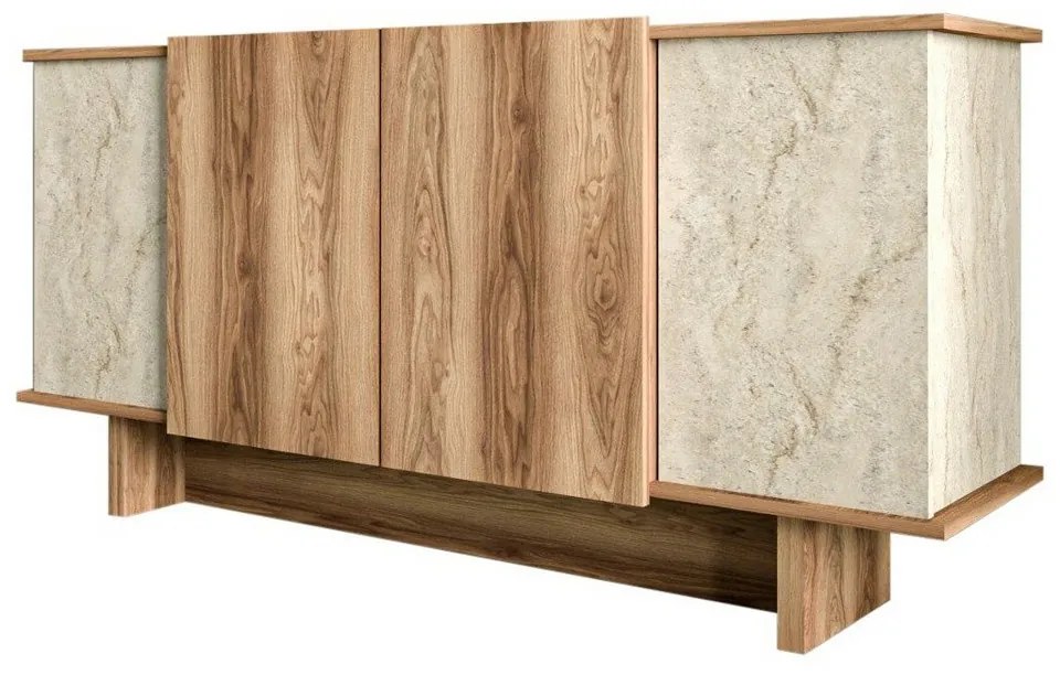 Dulap Diana Travertine and Walnut