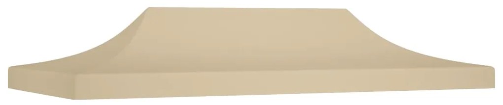 vidaXL Acoperiș pentru cort de petrecere, bej, 6 x 3 m, 270 g/m²