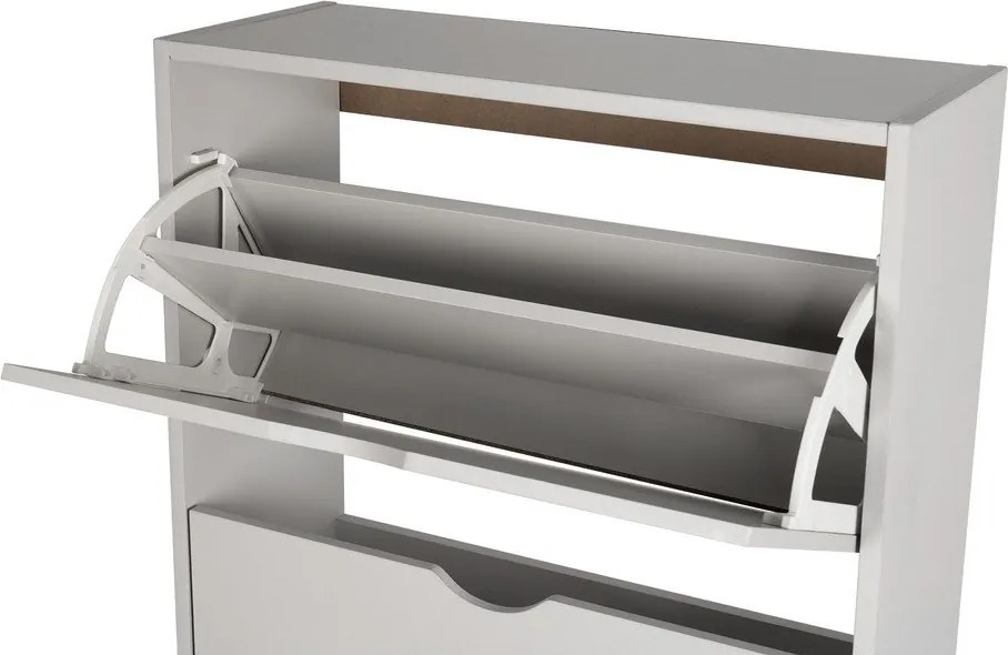 Pantofar gri cu deschidere înclinată 60x157x24 cm Stelo – Bonami Essentials