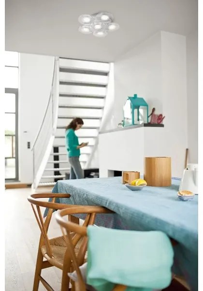 Plafonieră LED Philips 40970/48/16 VAGA 6xHighPower LED/2.5W/230V