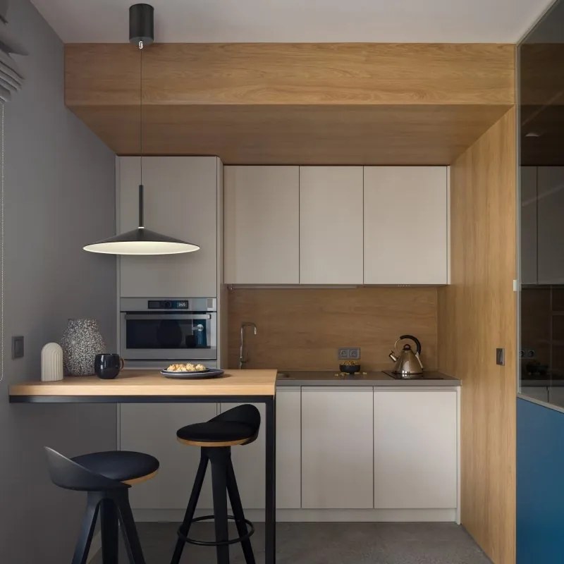 Lustra suspendata LED metal negru LAMPONE