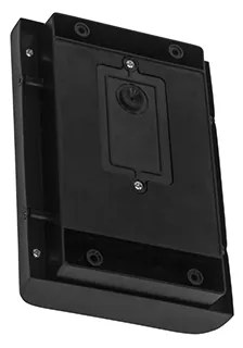 Aplică modernă neagră cu LED inclusă IP44 - Gaev