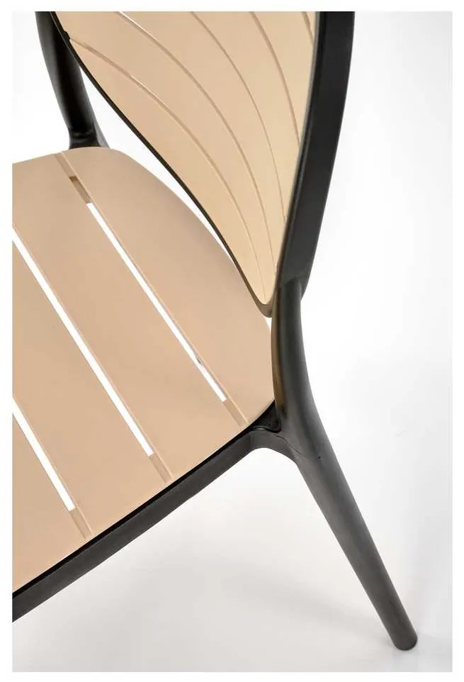 Scaun de bucătărie Josie, maro / negru