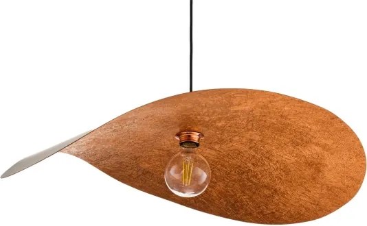 Lustră pe cablu LEAF 1xE27/15W/230V negru/cupru
