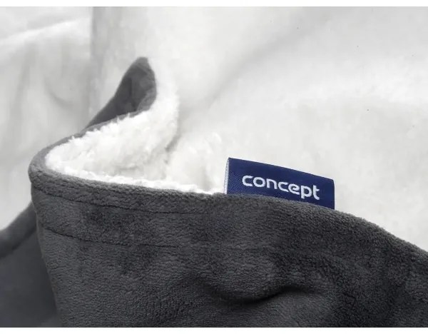 Pătură electrică Concept DV7420, 160 W/230 V, 180 x 130 cm, gri/alb