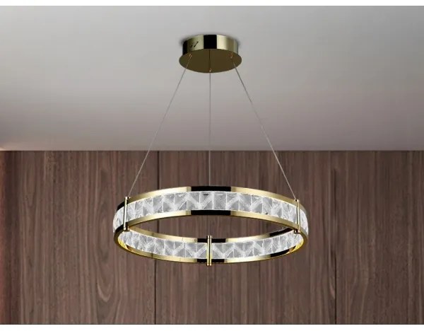 Lustră LED dimmabilă suspendată pe cablu ENRIQUE LED/40W/230V 3000-6000K + telecomandă