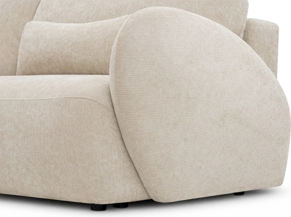 Canapea extensibilă pentru dormit Elora - szenil bej deschis Vibe 06