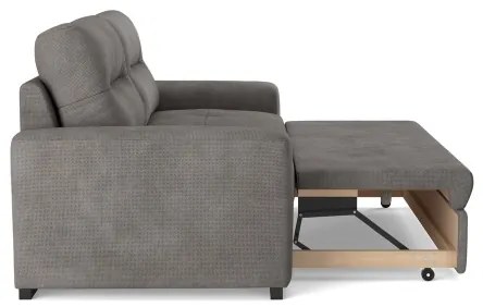 Canapea extensibilă 3 locuri COMO, gri închis