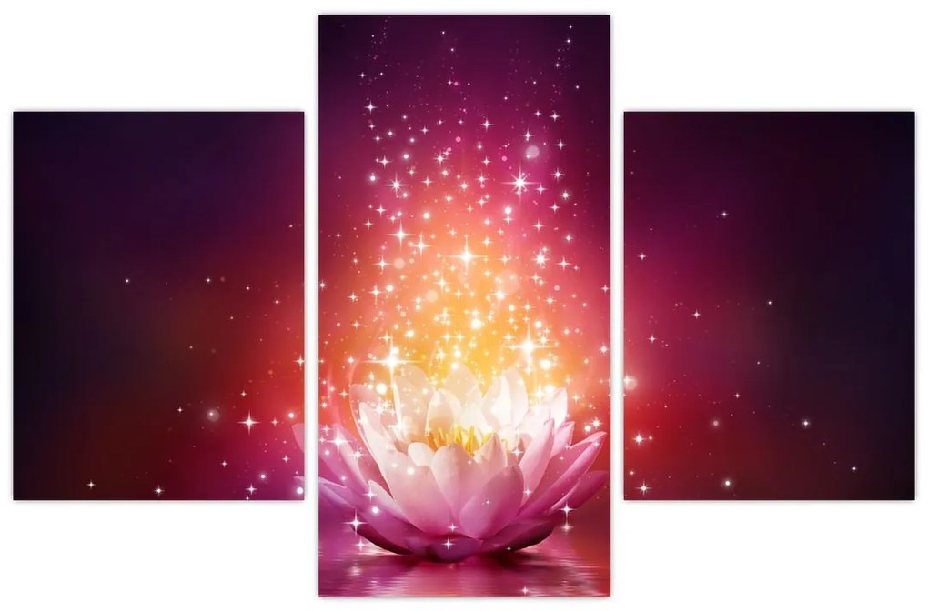 Tablou cu floare de lotus (90x60 cm)