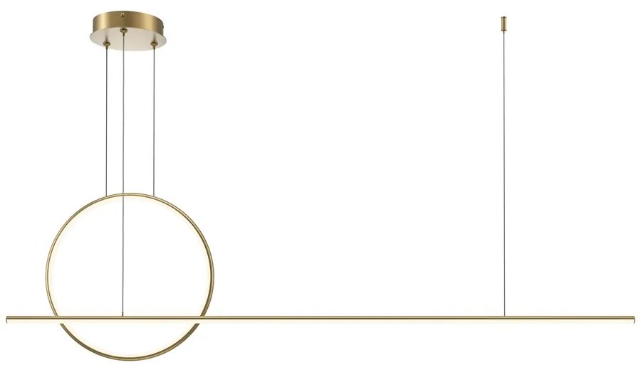 Lustra LED suspendata design geometric Halo alama