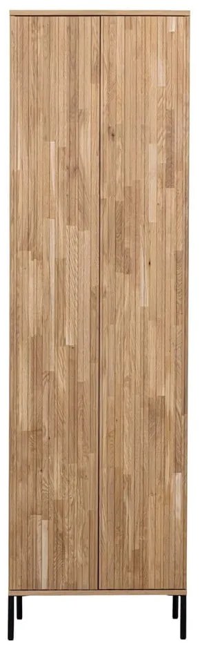Șifonier în culoare naturală cu aspect de lemn de stejar 60x210x42 cm Gravure – WOOOD
