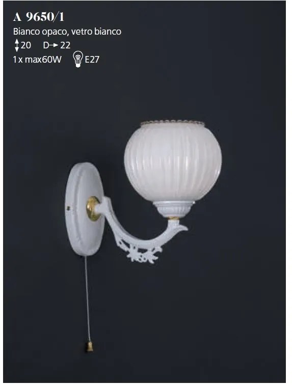 Aplica de perete clasica design italian 9650