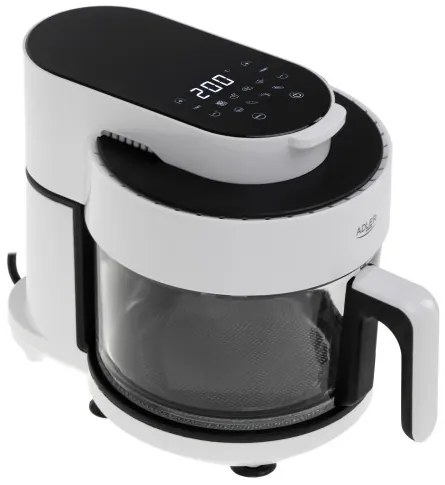 Friteuza cu aer cald Adler AD6316, 3L, halogen, 8 programe, panou tactil, 1200W