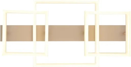 Globo 48047D2 - Plafonieră LED ZARA, 40W, 230V, 3000K, 33x66 cm