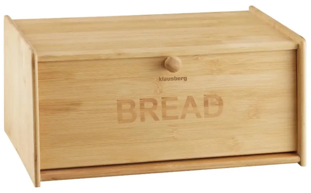 Cutie pentru pâine din bambus, 39.5×24.5×18 cm, Klausberg KB-7933