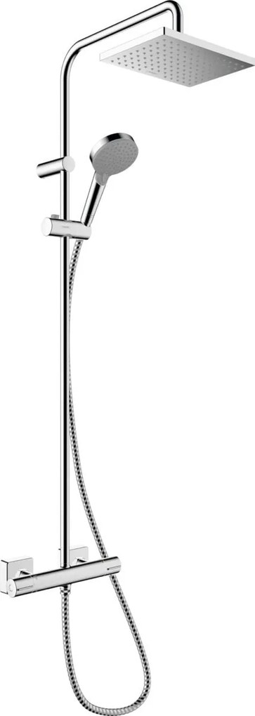 Sistem dus termostatic Hansgrohe Vernis Shape 230, 1 jet, crom - 26286000