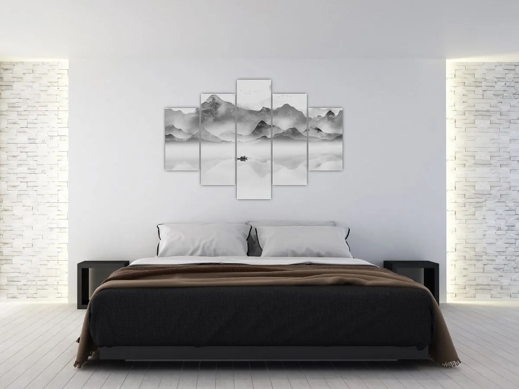 Tablou - Lac japonez (150x105 cm)