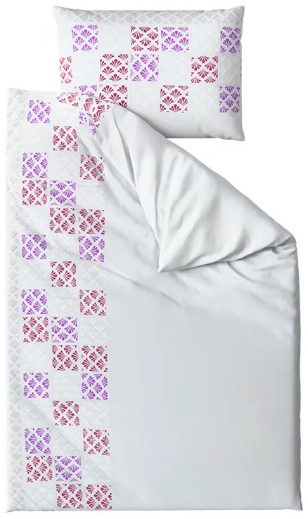 Lenjerie de pat din microsaten VELLARI, gri deschis Dimensiune lenjerie de pat: 70 x 90 cm | 140 x 200 cm