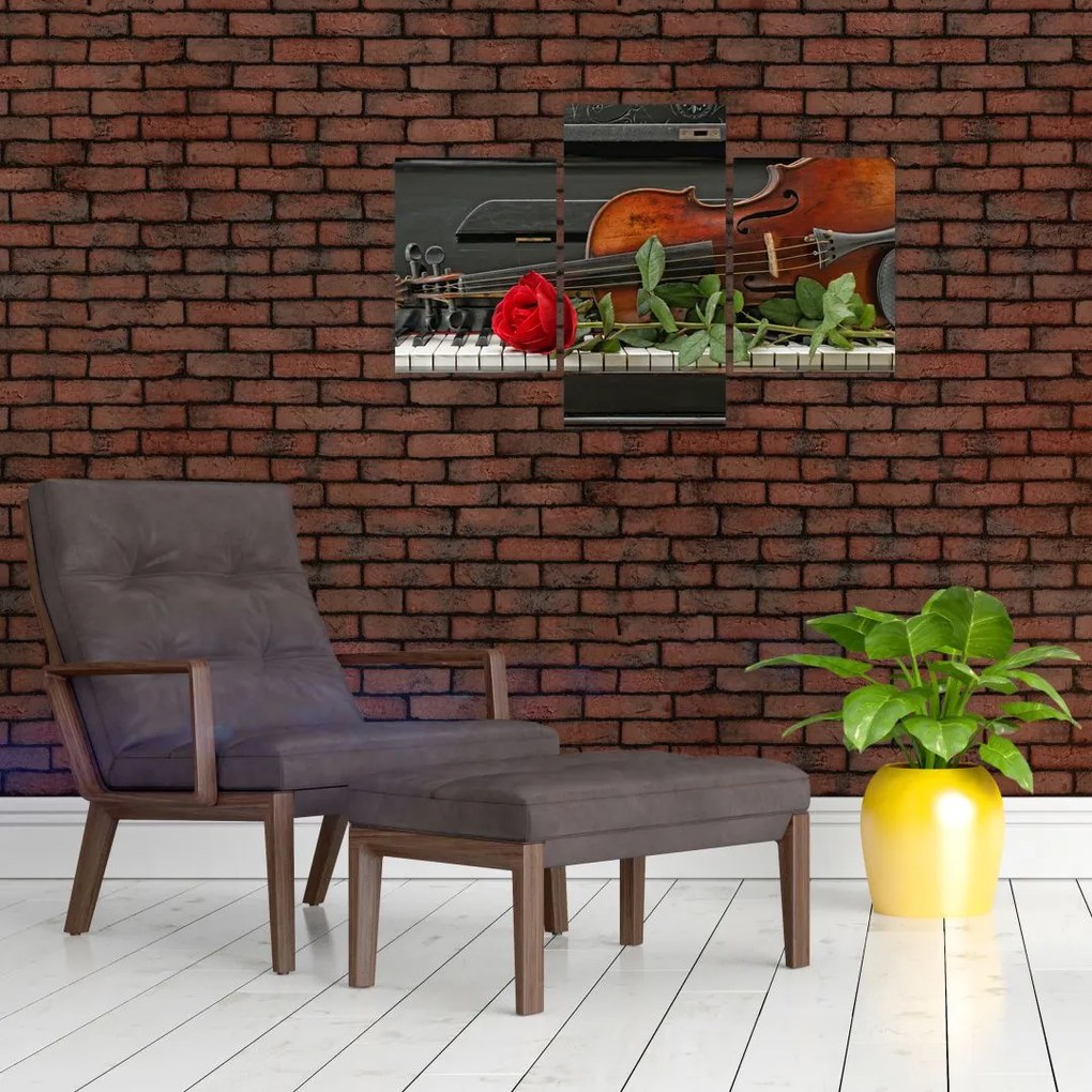 Tablou- Amintire de muzicean (90x60 cm)