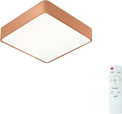 Brilagi - Plafonieră LED reglabilă POOL SQUARE LED/36W/230V 40x40 cm bronză + telecomandă