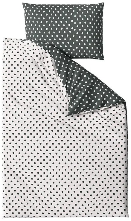 Lenjerie de pat din bumbac Colam gri
