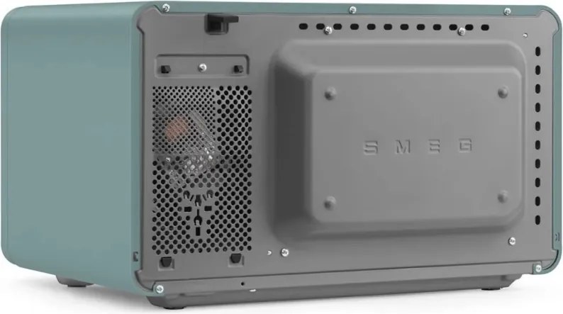 Cuptor cu microunde cu gratar 4in1 SMEG Collezione MOC01EGMEU, 1900 W, 29 l, 18 programe, Inchidere lina, Semnal sonor, Ecran LCD, Verde