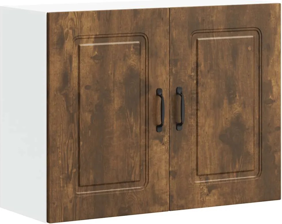 vidaXL Dulap de bucătărie „Kalmar” din lemn de stejar afumat