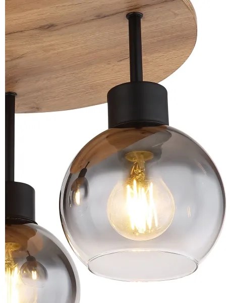 Lustră aplicată MOITAS 3xE27/40W/230V Globo 15656-3DR