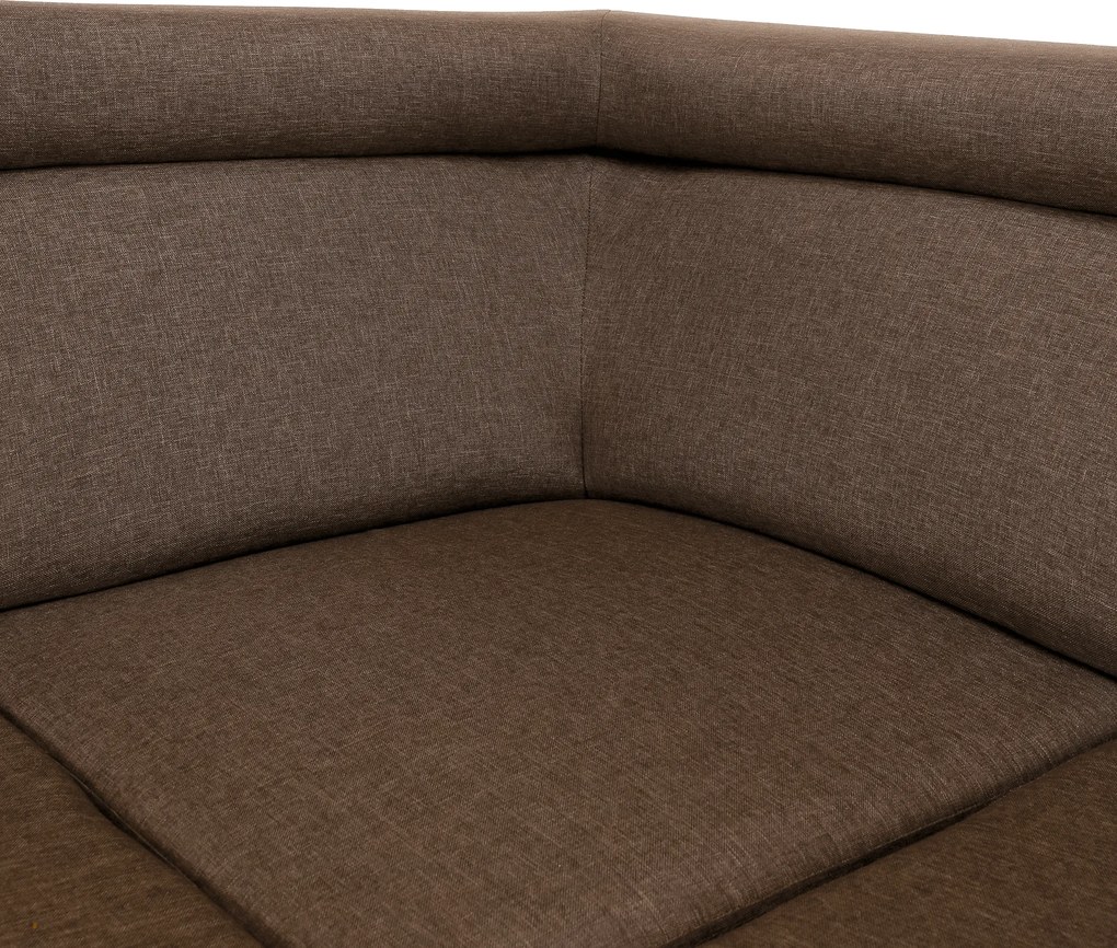 Colţar, gri-maro Taupe, SEGORIA LUX