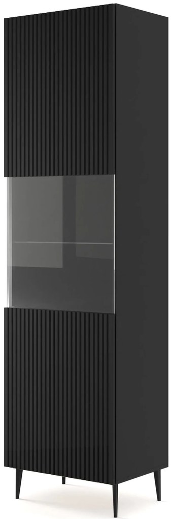 Vitrină 1DS Rowanna (Negru). 1125000