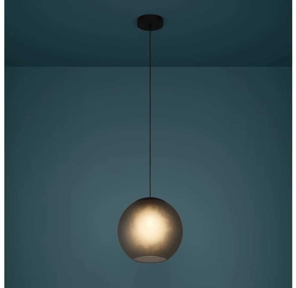 Lustră pe cablu Eglo 390212 ARANGONA 1xE27/40W/230V gri