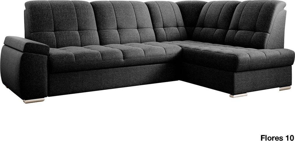 Colțar lemn masiv Extensibil Theo 272x192cm Ladă Depozitare Personalizabil - Gojo 04, Dreapta