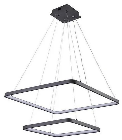 Lustră LED dimabilă pe cablu LED/90W/230V 3000-6500K + telecomandă