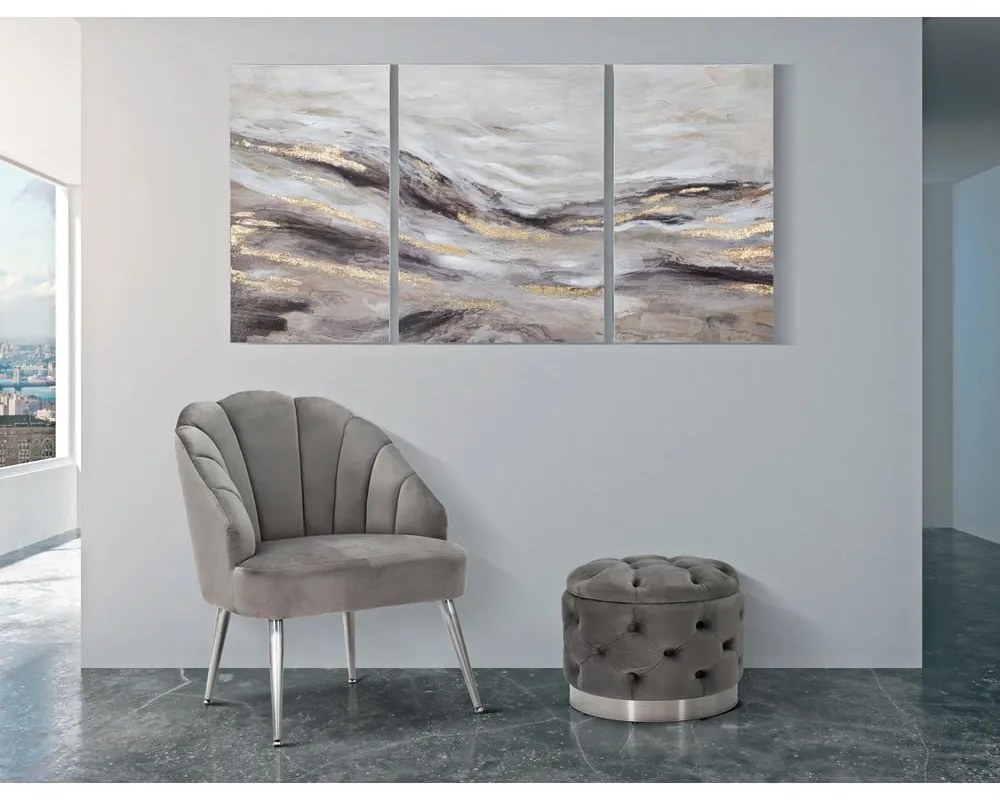 Tablou din 3 piese Mauro Ferretti Monty, 150 x 80 cm