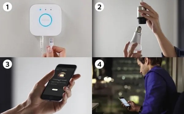 Set de bază Philips Hue STARTER KIT 3xE27/9W + dispozitiv de interconectare 2700K