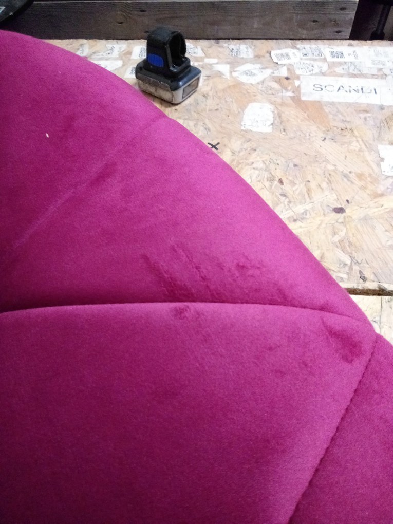 OFERTA Scaun de birou visiniu AVOLA VELVET II. calitate