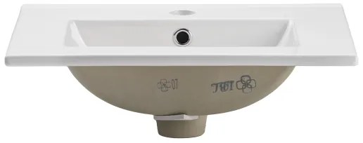 COMAD UM-2050RB DANCE 50 DP Lavoar încastrat DANCE 52x40 cm ceramică alb mat